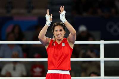  Chen Nien-chin (陳念琴)  championne d'Asie 2026 de boxe féminine dans la catégorie des 65 kg (archive CNA)