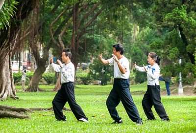 Arts martiaux dans les parcs de Taipei (Image : Taipei City Government)