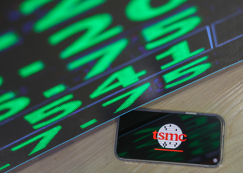 La capitalisation de la bourse taïwanaise s'envole grâce à TSMC (photo : CNA)