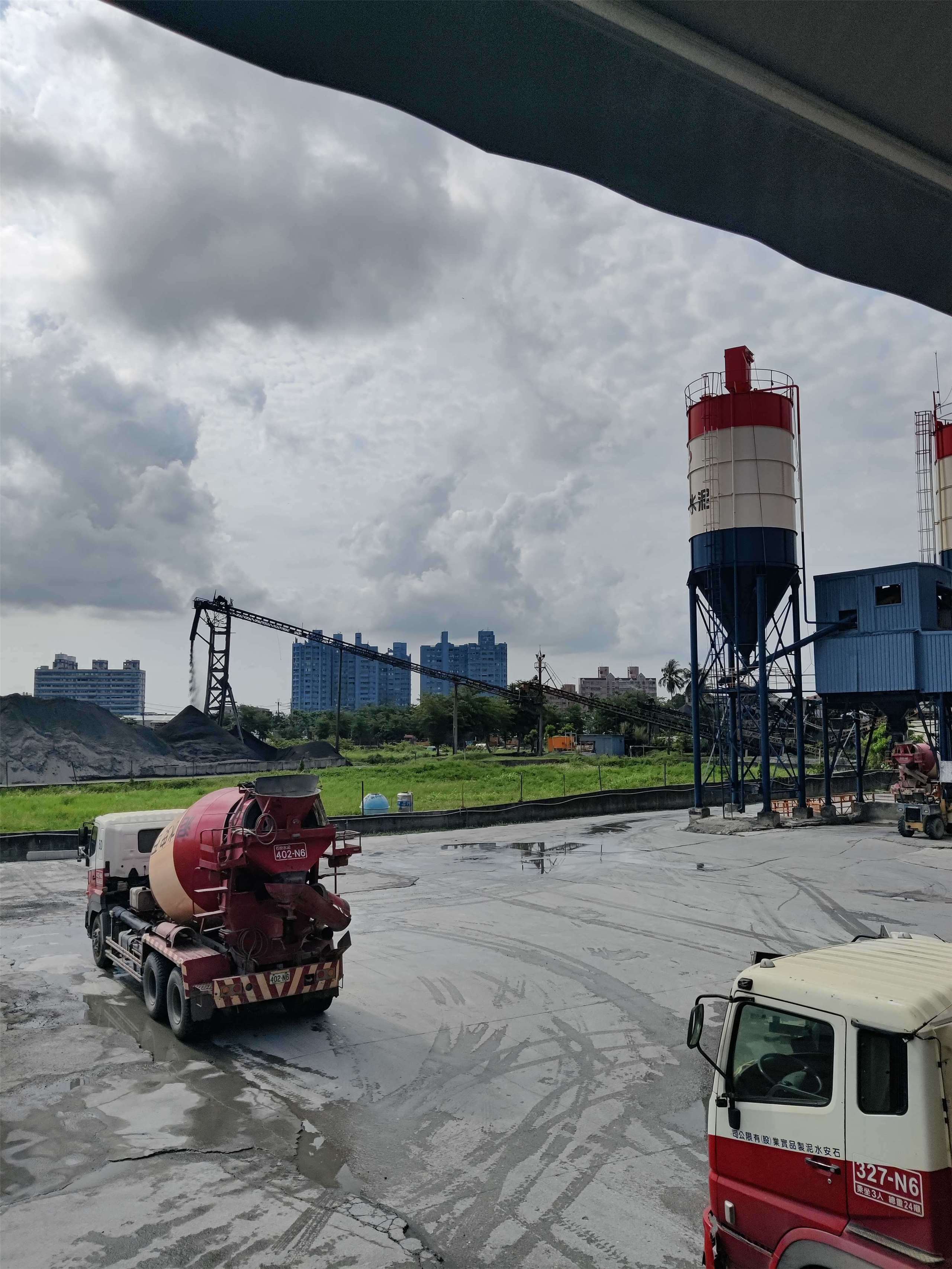Photo prise par le doctorant Grégoire Ramé pendant son terrain, cette année, sur l'industrie du béton et du ciment à Taïwan