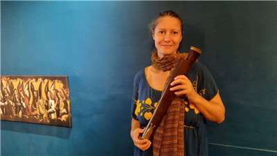 Mélodie Michel, bassoniste spécialiste de la musique coloniale espagnole (photo Rti)