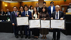 Taïwan a remporté onze médailles d'or lors de l'édition 2026 du Concours Lépine à Paris (photo : CNA)