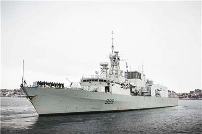 La frégate armée canadienne NCSM Charlottetown (source photo: FB/HMCS.NCSM.Charlottetown)