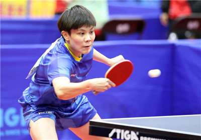La pongiste Cheng I-ching (photo, CNA)