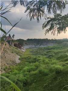 L'un des trous du "Grand Canyon" de Meinong, dans le comté de Kaohsiung (photo : Grégoire Ramé)