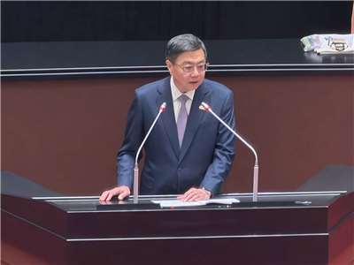 Le Premier ministre Cho Jung-tai fait le bilan de ses deux premières années (photo RTI / 鄭佑漢)