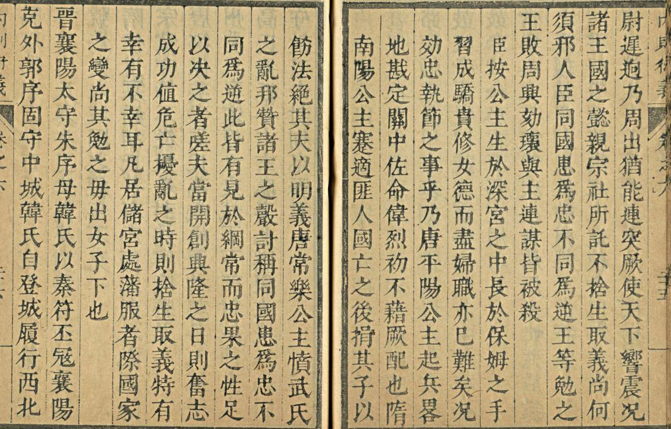 Image 1: Neize Yanyi (Règles pour les quartiers intérieurs et leurs significations) (source MNP)