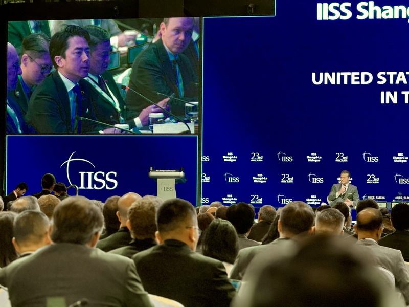 Le Dialogue de Shangri-La, organisé chaque année à Singapour par l'Institut international d'études stratégiques (IISS), réunit les ministres de la Défense, les chefs de ministère et les chefs militaires de la plupart des États d'Asie-Pacifique (Image : CNA)