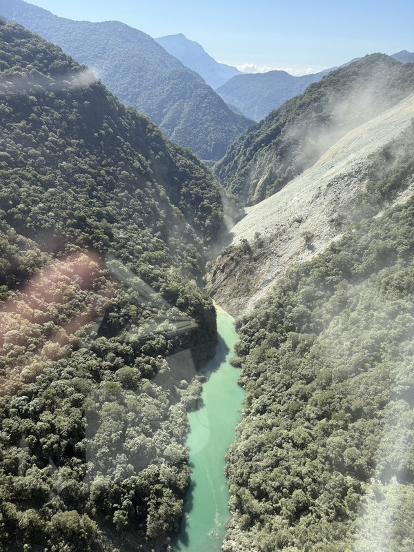 Nouveau lac de barrage à Hualien (photo CNA, fournie par le bureau de conservation de la nature et des forêts)