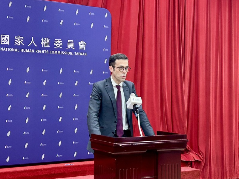 Franck Paris,  directeur du Bureau français de Taipei (Photo CNA)