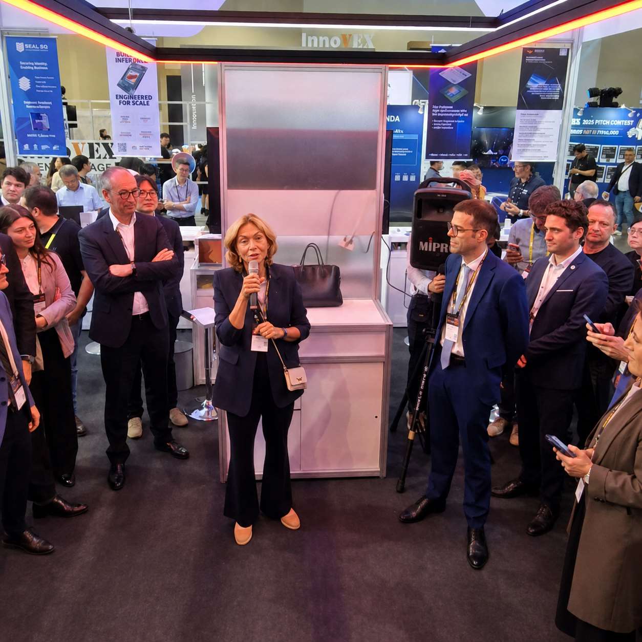 Inauguration du Pavillon France au salon Innovex 2026 de Taipei en présence de Valérie Pécresse (photo Rti)
