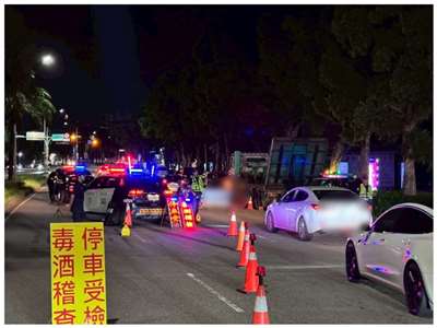 Contrôles routiers pour lutter contre la conduite sous l'emprise d'alcool ou de stupéfiant (photo de l'agence nationale de police)
