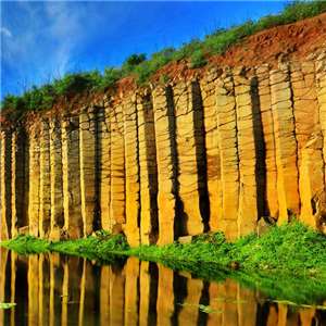 Les orgues basaltiques aux Pescadores (photo, bureau touristique de Penghu)