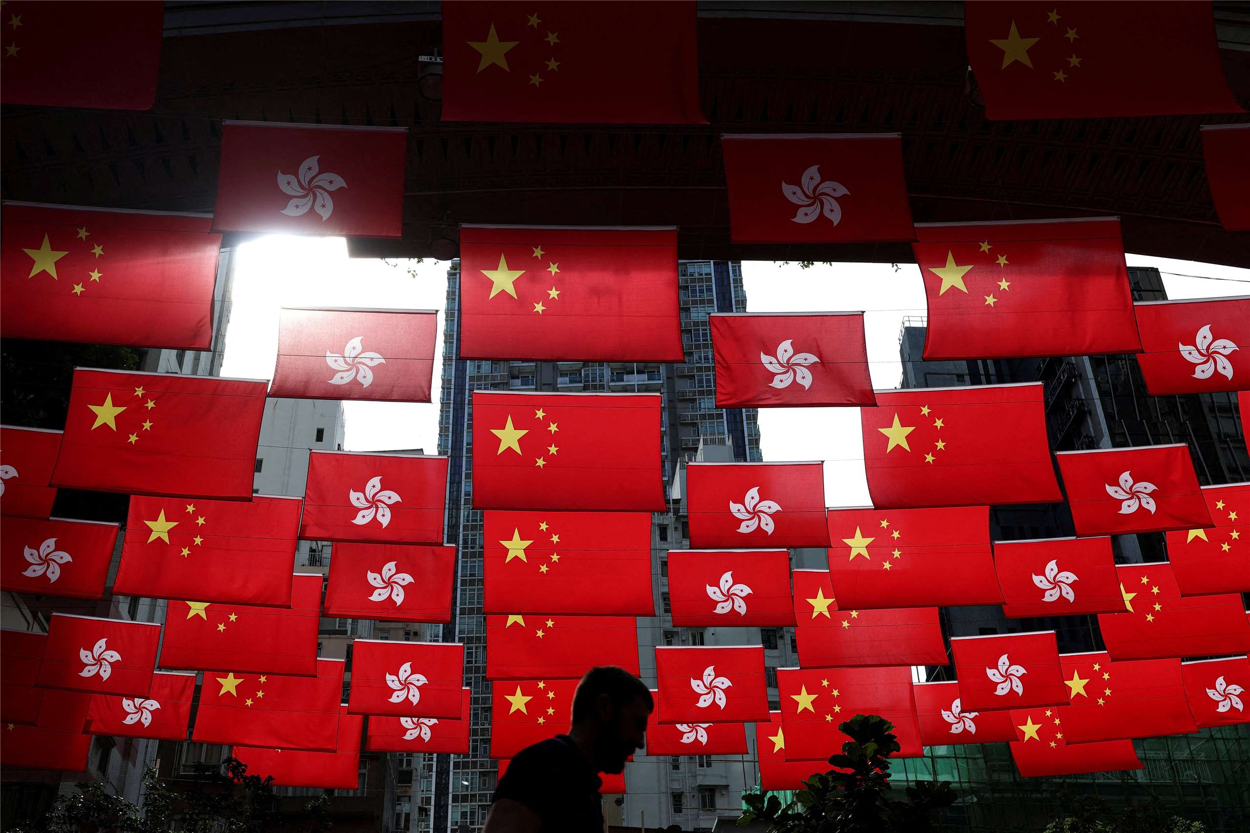 Le gouvernement de Hong Kong organise une série d'événements afin de sensibiliser davantage ses habitants aux « réalisations majeures du pays sous la direction du Parti communiste chinois ». (Photo Reuters)
