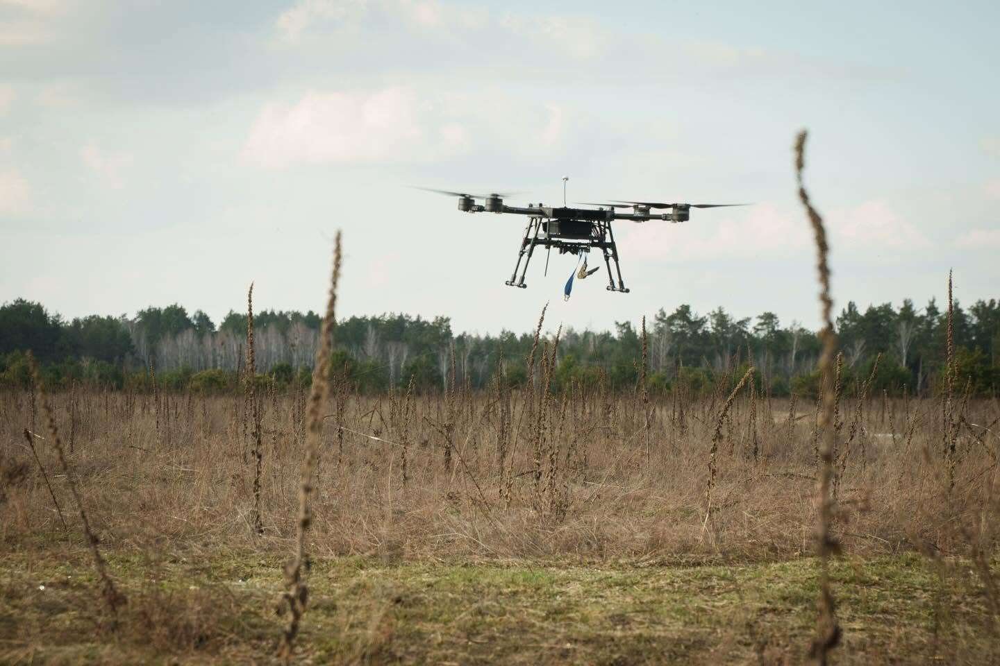 Un drone présenté par l'entreprise ukrainienne d'innovation en matière de défense Brave1ua. (FB/@Brave1ua)