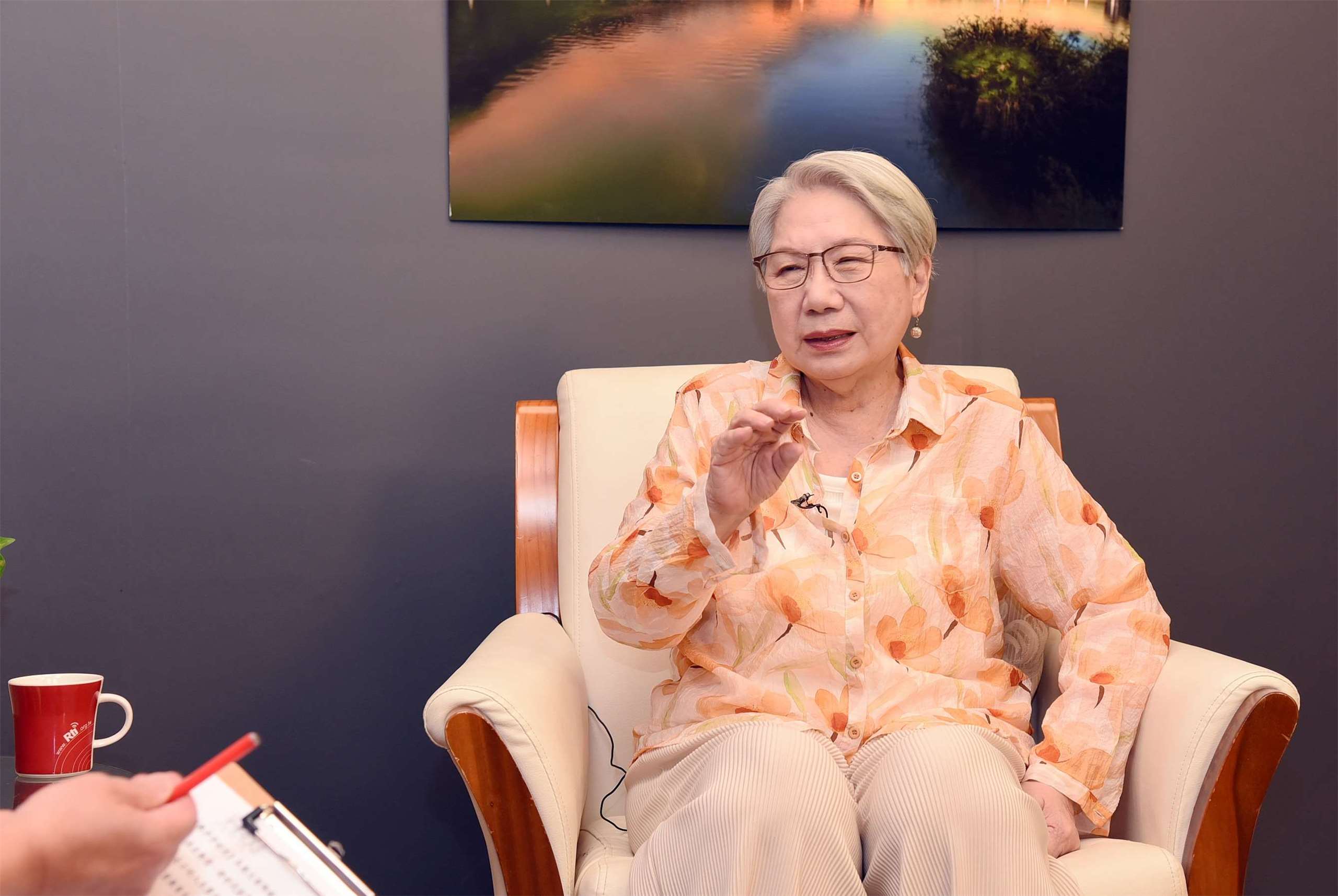 Cora Tao, interviewée à Rti (photo Rti)