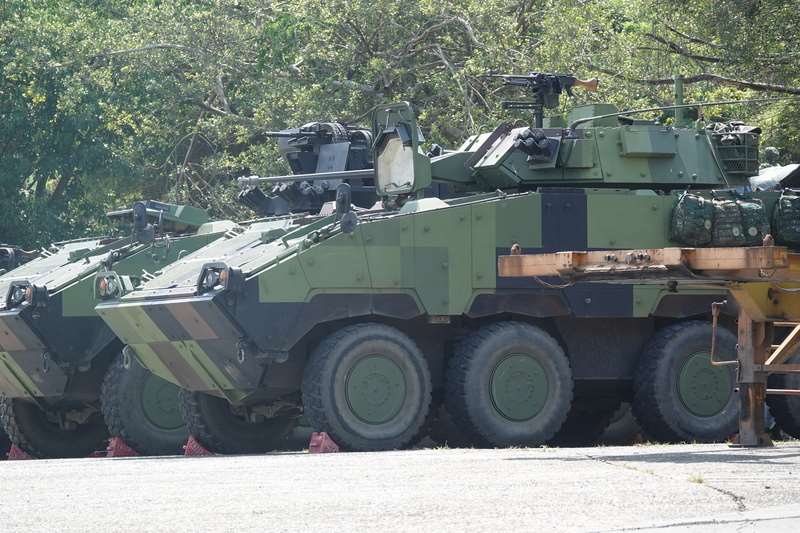 Un véhicules « Yumpao » CM-34 (Photo CNA)