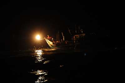 La pêche traditionnelle à l’acétylène « Beng-hui-a » de Jinshan  (Photo Bureau de la pêche dépendant du ministère de l'Agriculture)