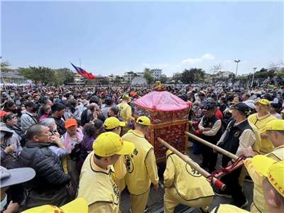 Le pélerinage du temple de Gongtian en avril 2026 (photo, Rti)