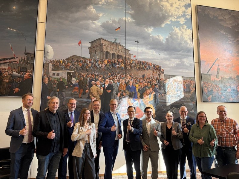 Le groupe d'amitié Berlin-Taipei a été officiellement créé à la Chambre des députés de la ville-Land de Berlin le 27 août (photo CNA, fournie par le Bureau économique et culturel de Taipei en Allemagne)