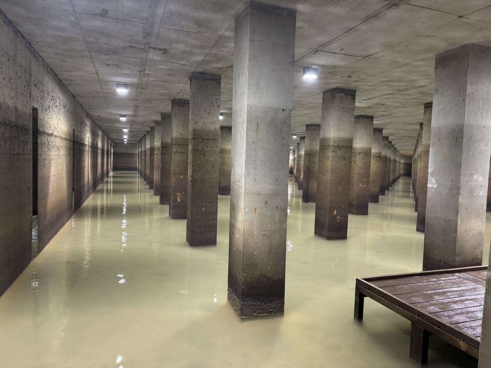 TCCIP GOV Longshan Pond Ecological Park - Underground Palace - Lower Pool of Flood Detention Pond