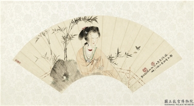 Illustration d'une femme à l'époque impériale (source MNP)