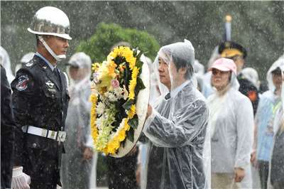 Lai Ching-te commémore la bataille de Kinmen, le 23 août (photo Rti)