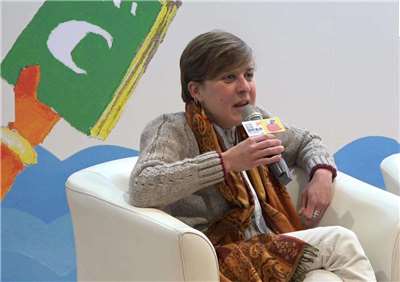 Beatrice Zani au Salon du Livre de Taipei (photo Rti)
