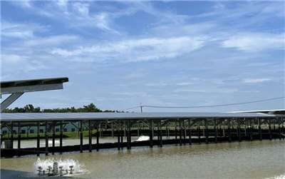 Un bassin aquacole à Kaohsiung (Photo CNA)