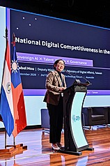 La vice-ministre du Numérique Isabel Hou (photo : CNA)