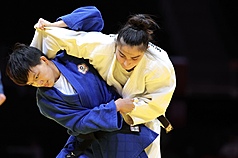 Compétition de judo aux Jeux asiatiques de Nagoya (Image : CNA)