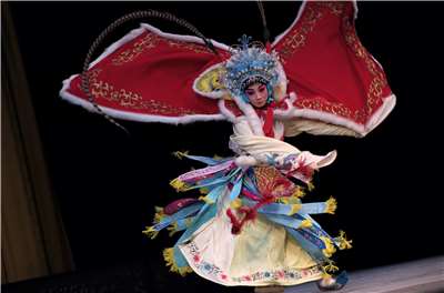 Le personnage de Wang Zhaojun représenté dans l'Opéra de Pékin (source Wikimedia Commons)