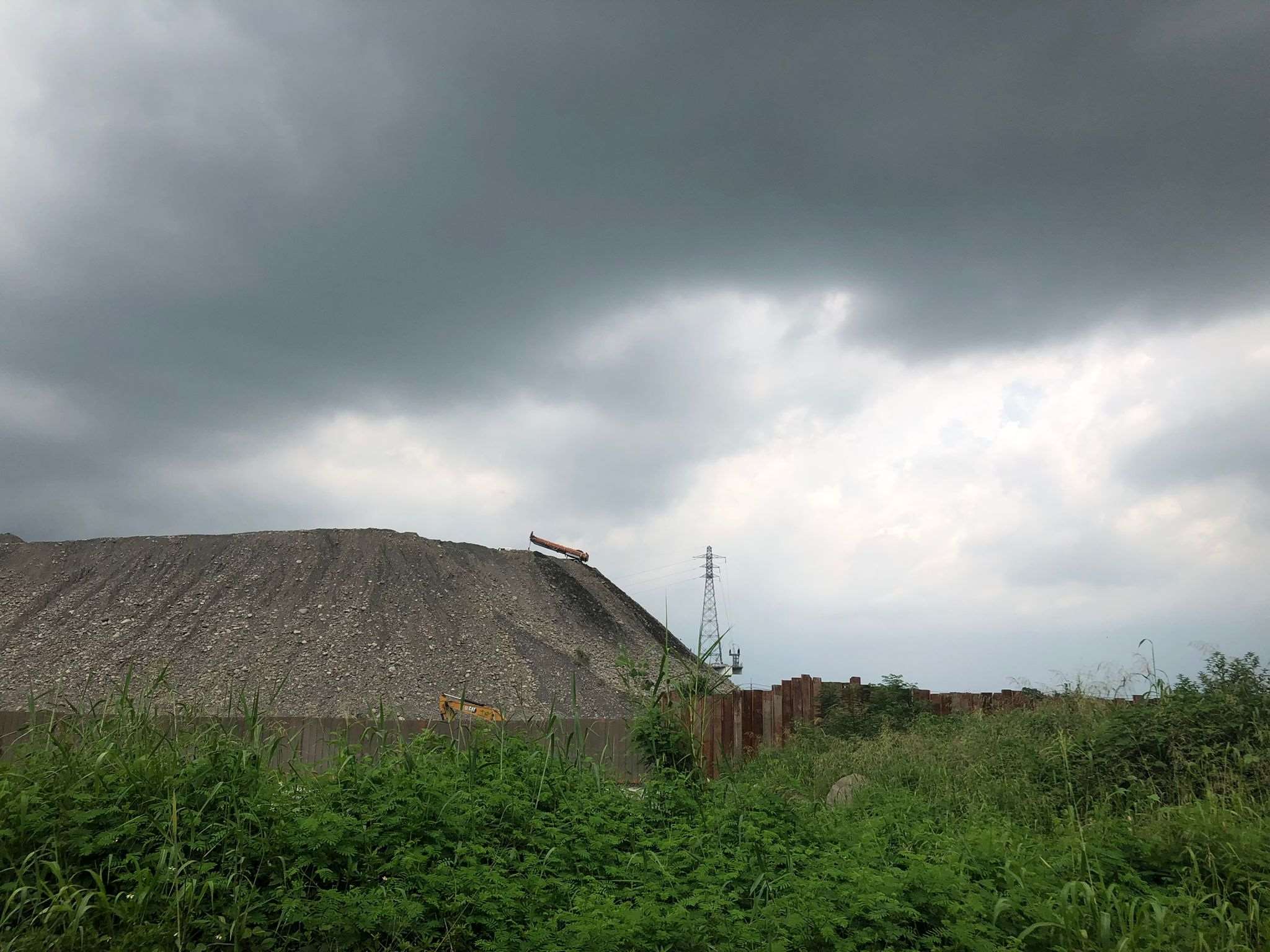 Carrière de sable à Ligang (photo : Grégoire Ramé) 