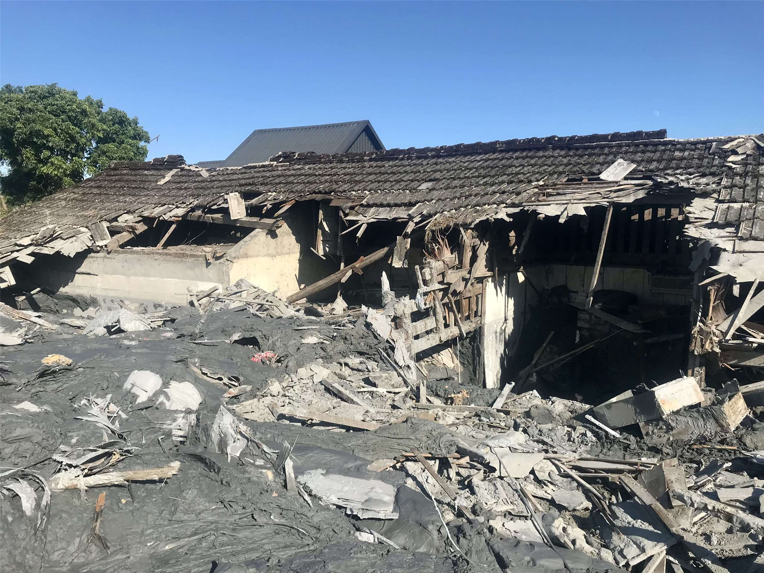 Reportage à Guangfu auprès des bénévoles mobilisés suite aux inondations (Image : Lisa Duffaud)