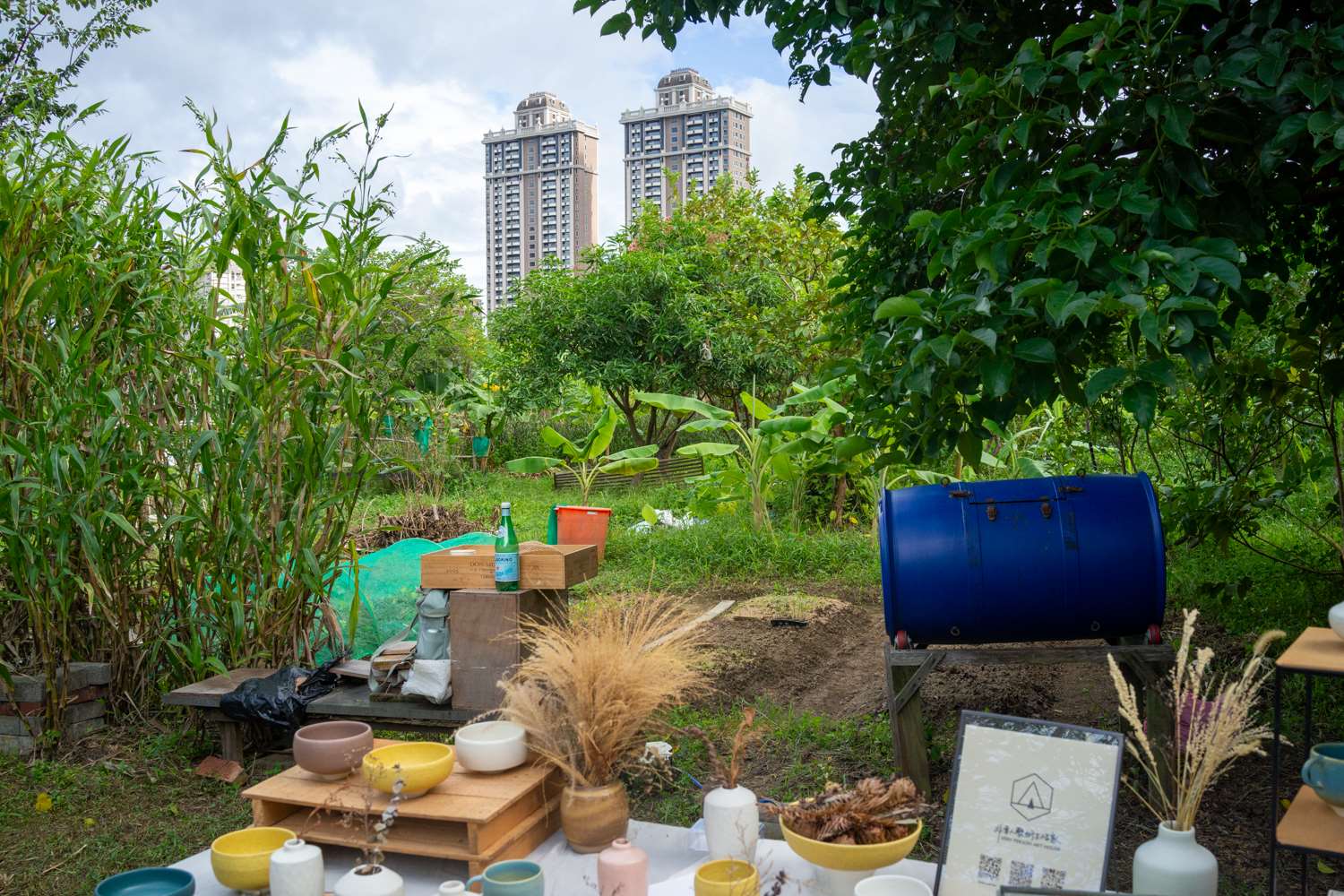 Worldwide Open Studio est une oasis dans la ville de Taoyuan, qui a tendance à grignotter de plus en plus sur les rizières (photo : Sasa)