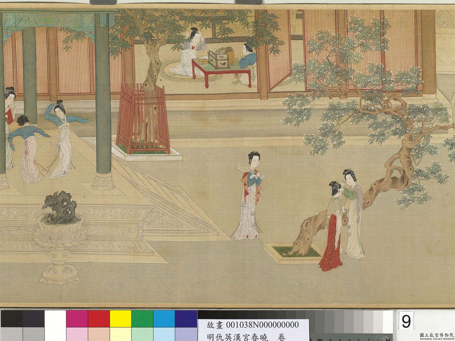 Image 8: Matin de printemps au palais Han (rouleau, source MNP)