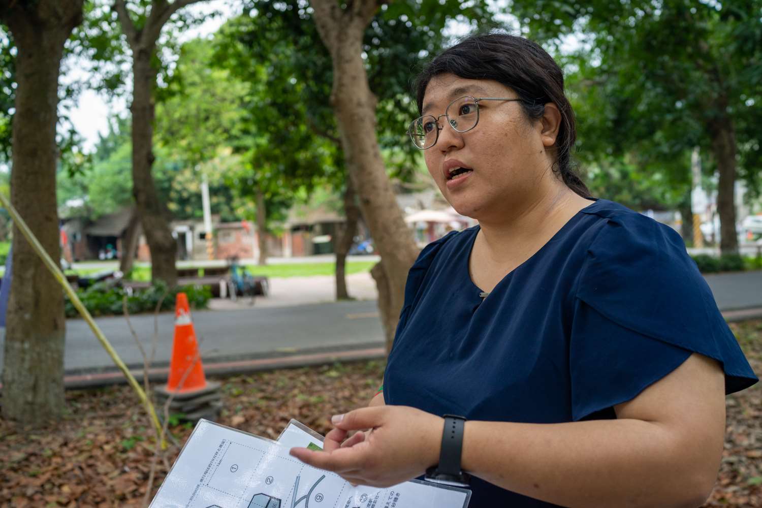 Lee Yini, étudiante en conservation du patrimoine (photo : Sasa)