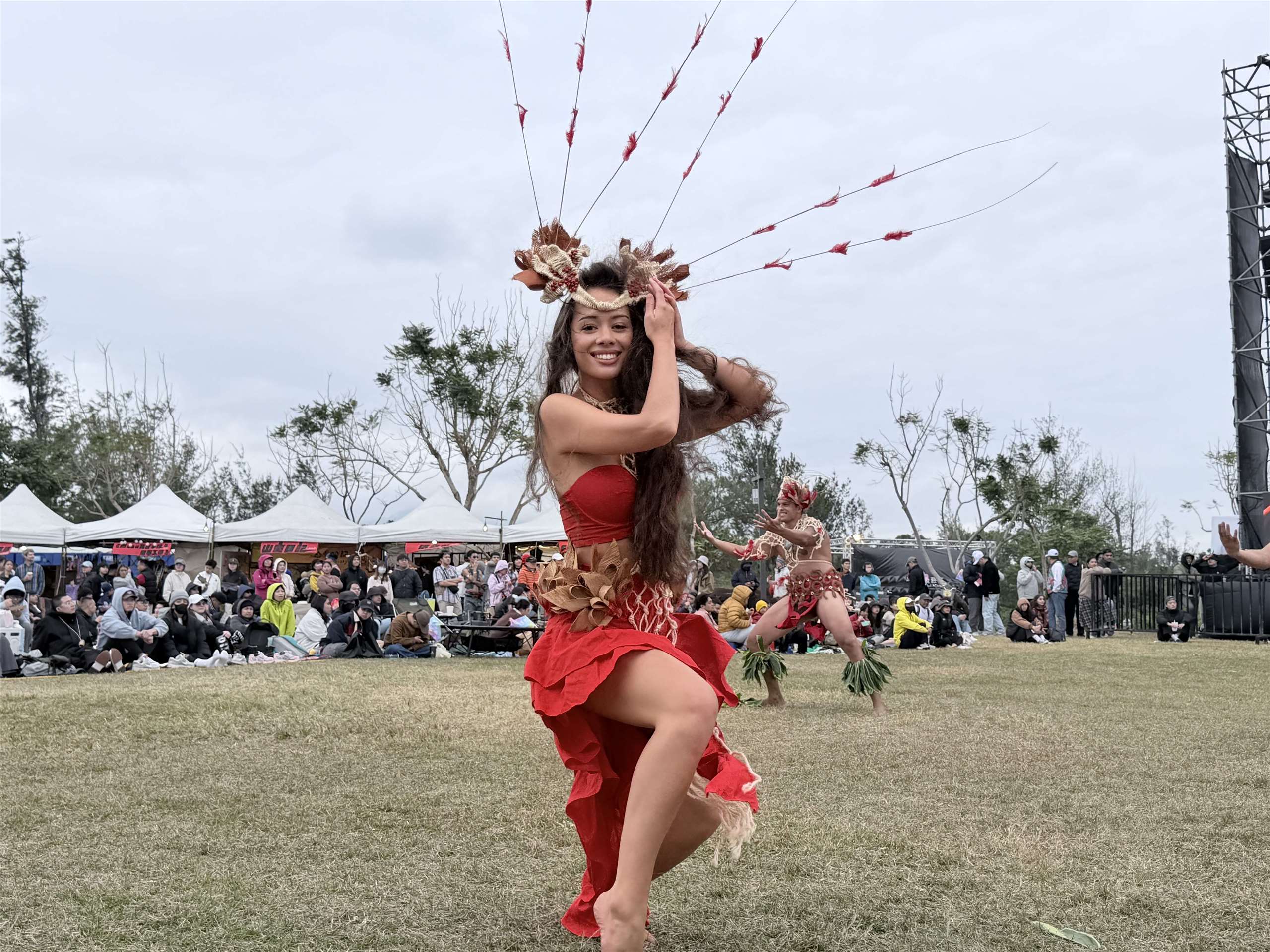 Rencontre avec la délégation tahitienne au festival PASIWALI (Image : Lisa Duffaud)