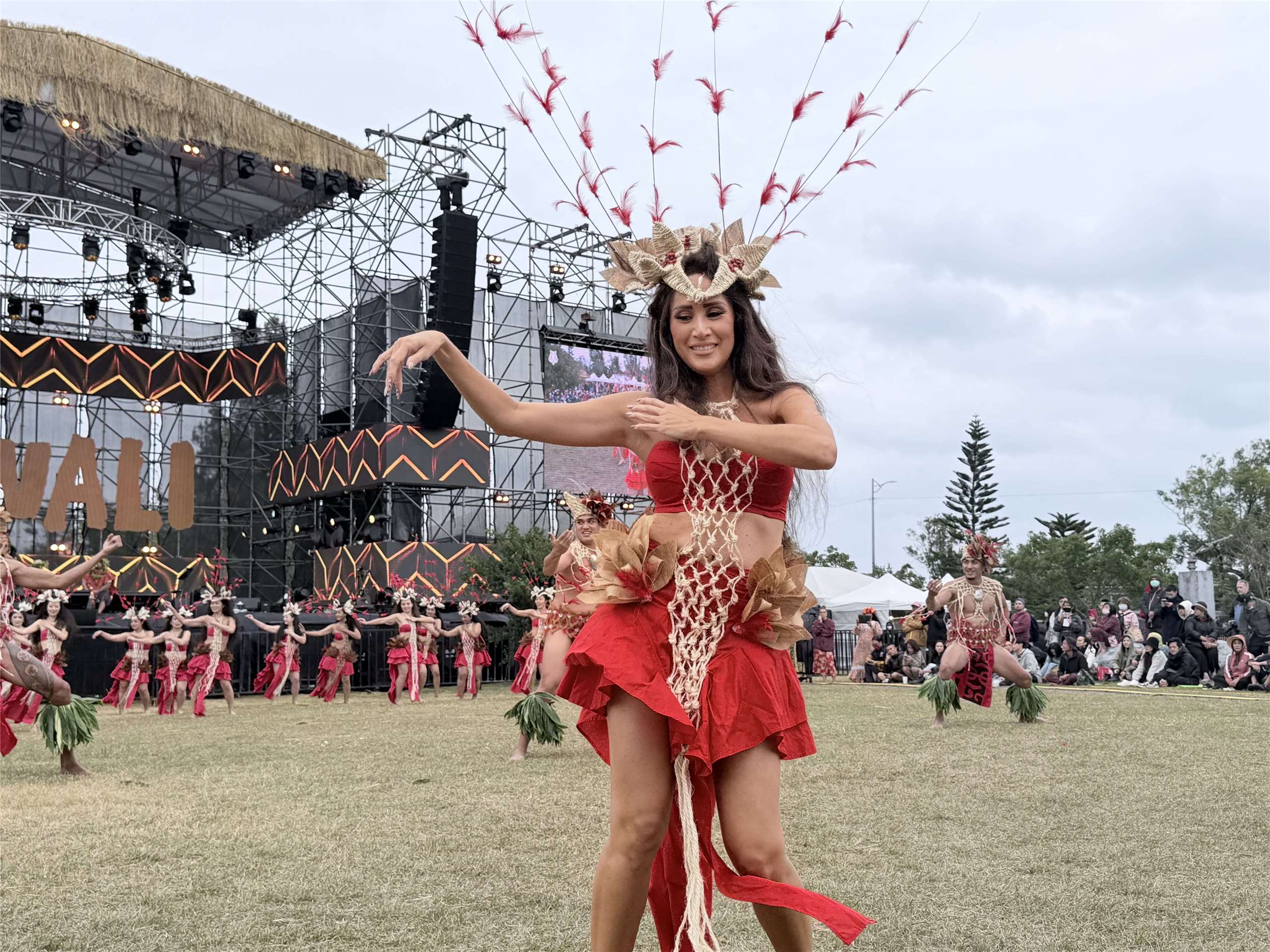 Rencontre avec la délégation tahitienne au festival PASIWALI (Image : Lisa Duffaud)