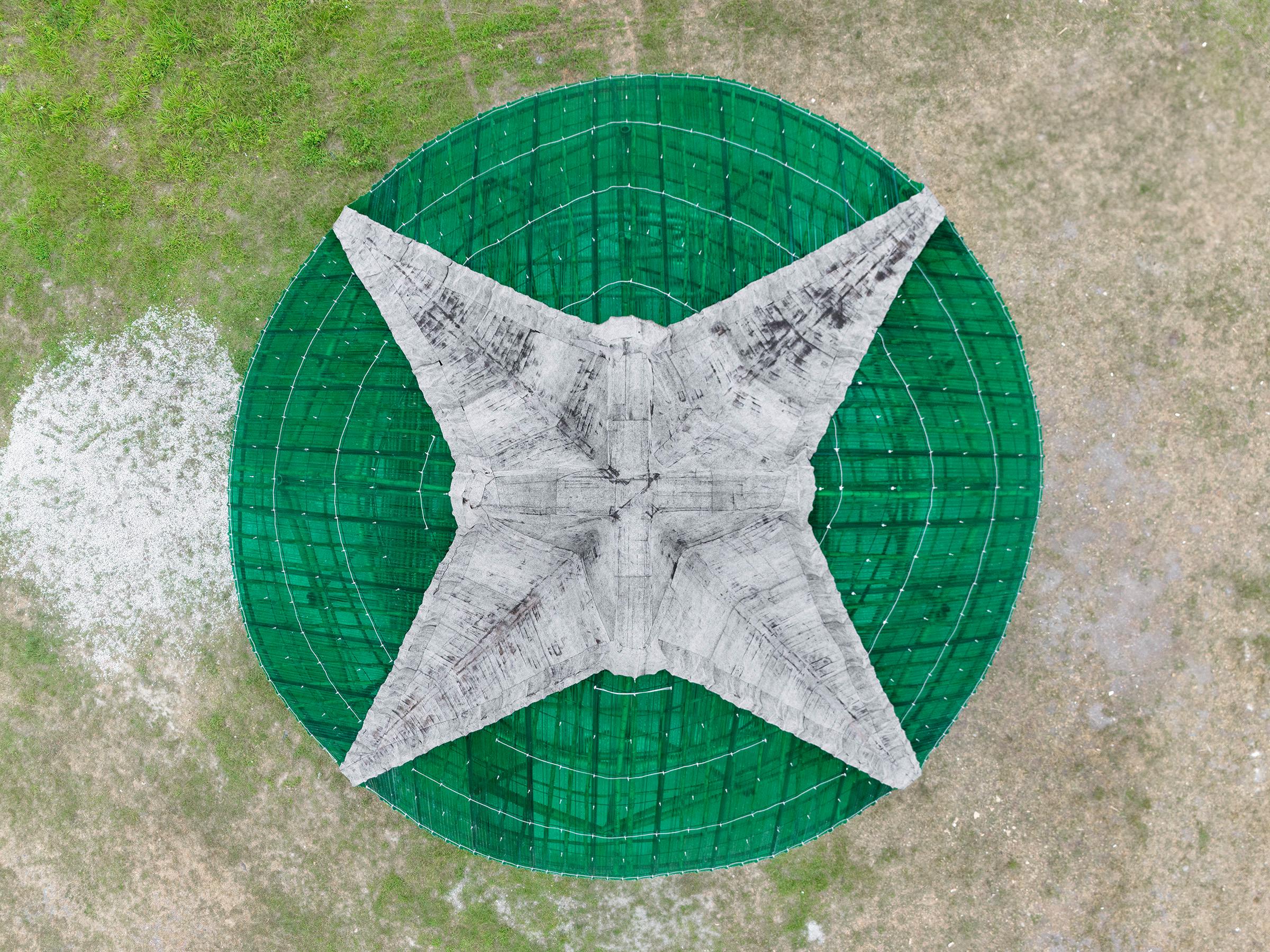 La toiture d’Irilriya (photo : Taiwan Bamboo Society / 汪德範)