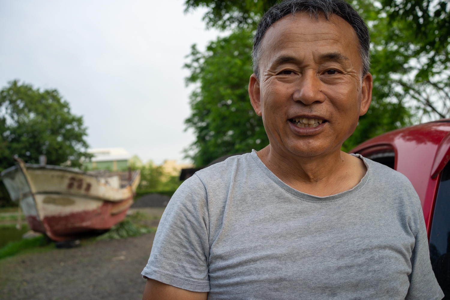 M. Hong Ming-tsan a supervisé le chantier (photo : Sasa)