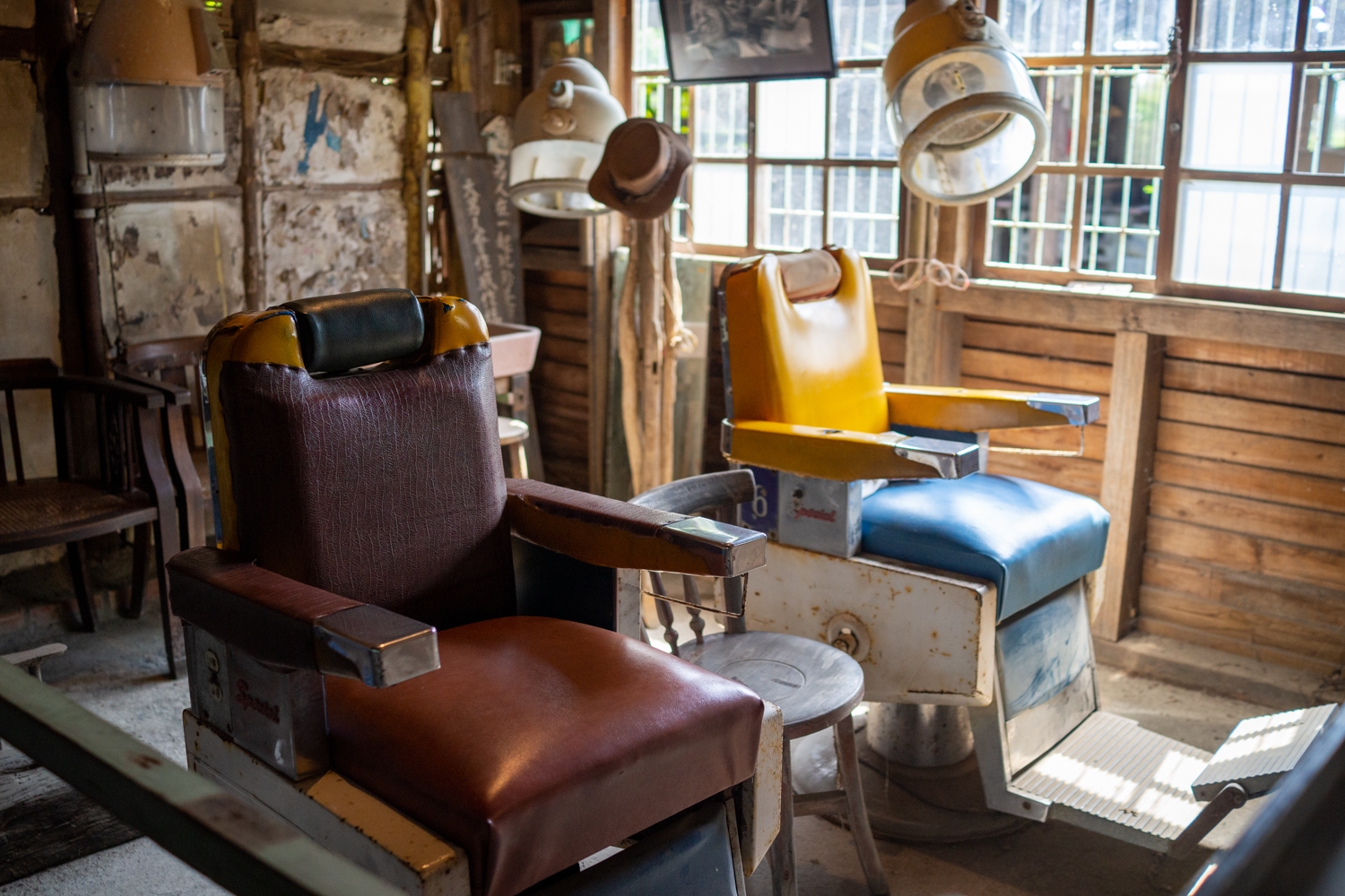 Un ancien salon de coiffure, Musée de la campagne de Ding tsai yuan (photo : Sasa)