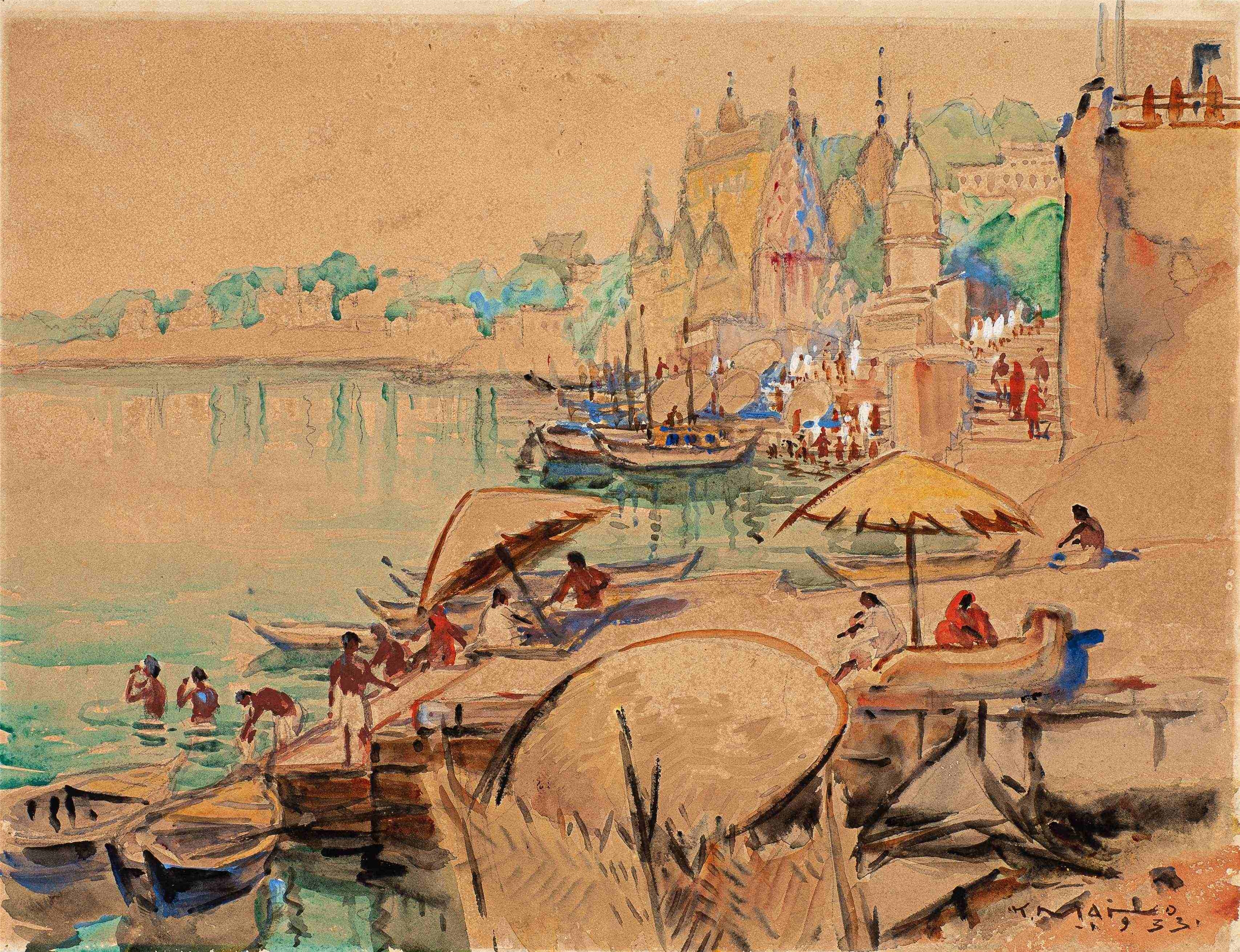 Le Musée des beaux-arts de Taipei consacre actuellement une rétrospective à l'aquarelliste Ni Chiang-huai (Image : aimable crédit du Musée des beaux-arts de Taipei)