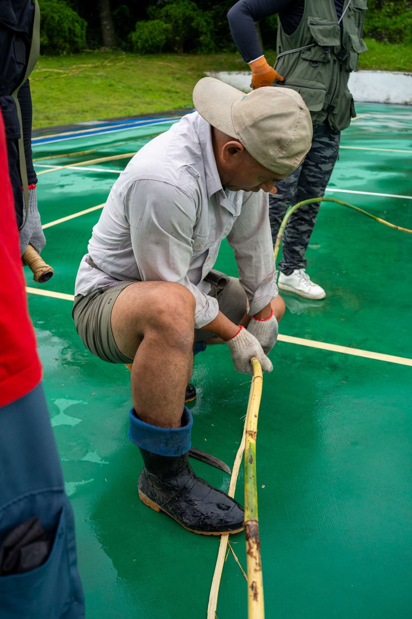 Si l'on dévie de sa trajectoire, il y a une technique qui permet de revenir au centre, mais elle n'est pas facile à maîtriser (photo : Sasa)