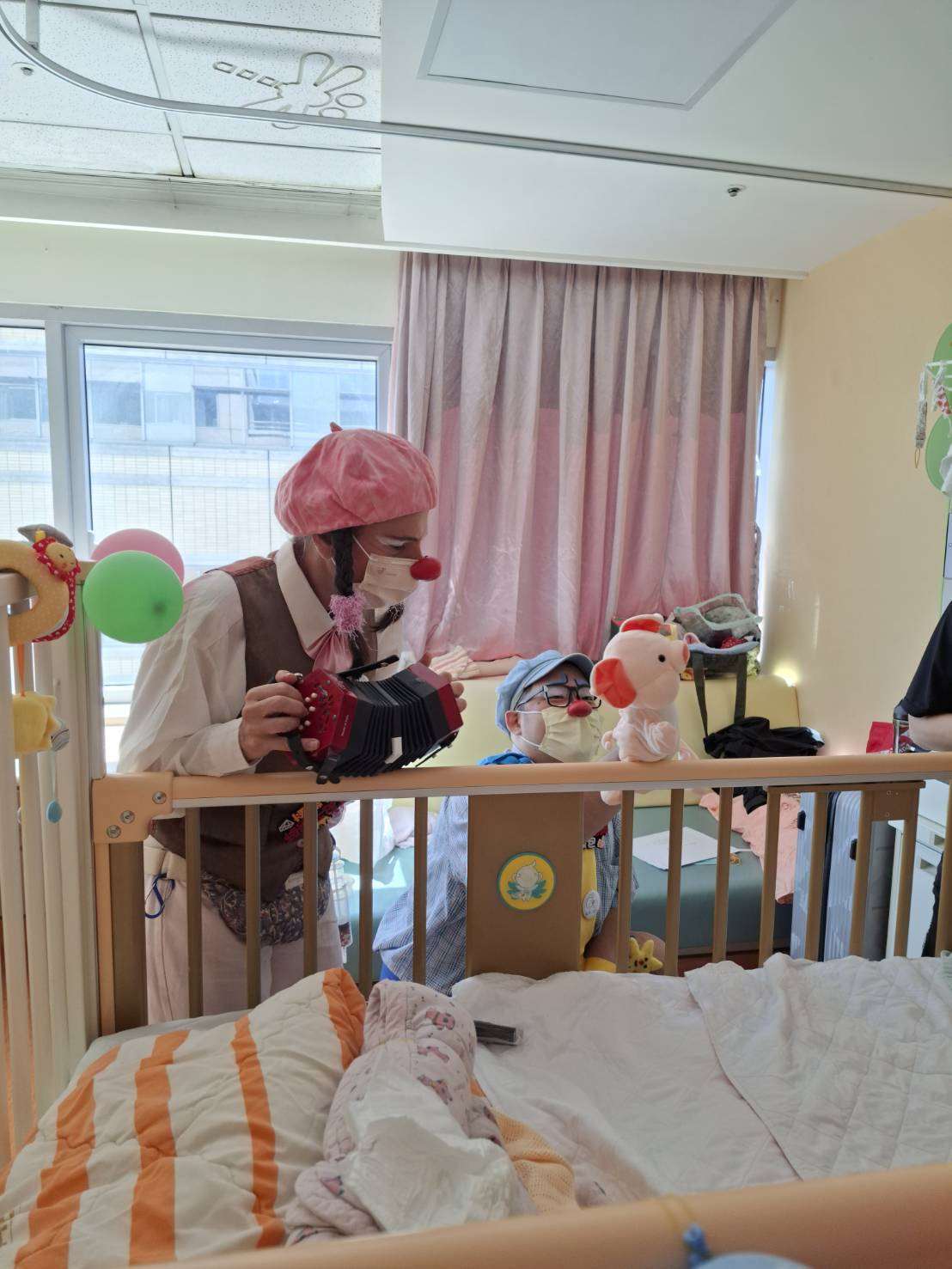 Camille, clown hospitalière à Taïwan (Photo de Camille)