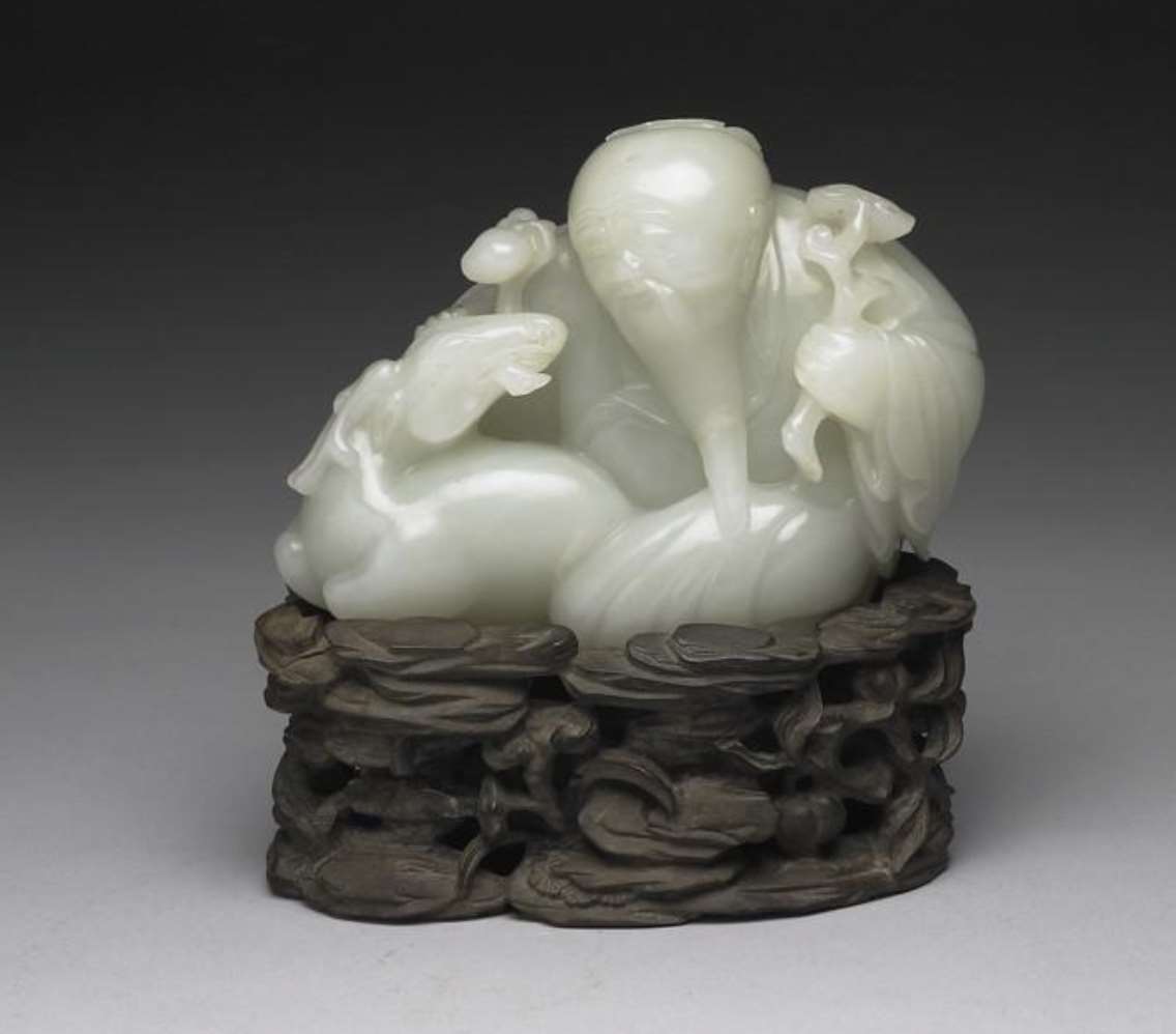 Image 2: dieu de la Longévité en jade (source MNP)