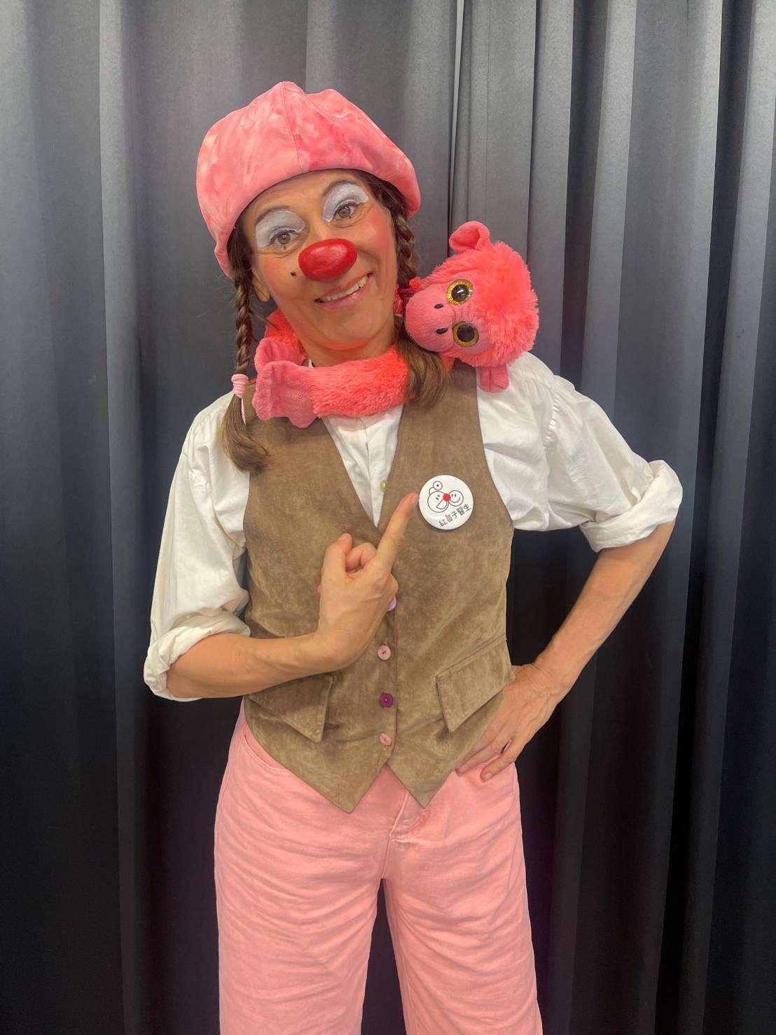 Camille, clown hospitalière à Taïwan (Photo de Camille)