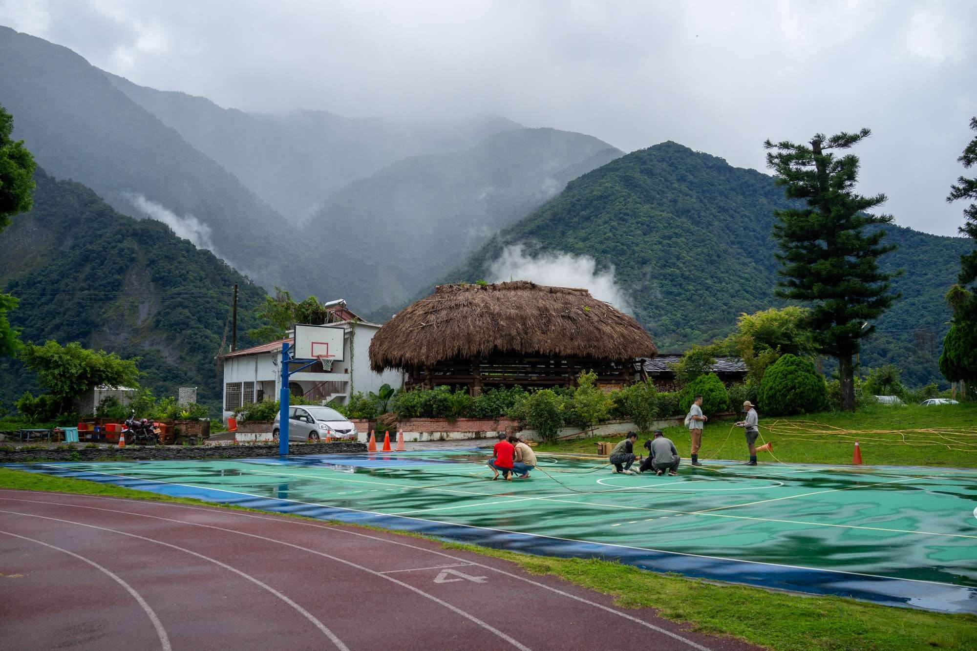 Cet atelier s'est déroulé dans un très bel environnement, à environ 1000 mètres d'altitude (photo : Sasa)