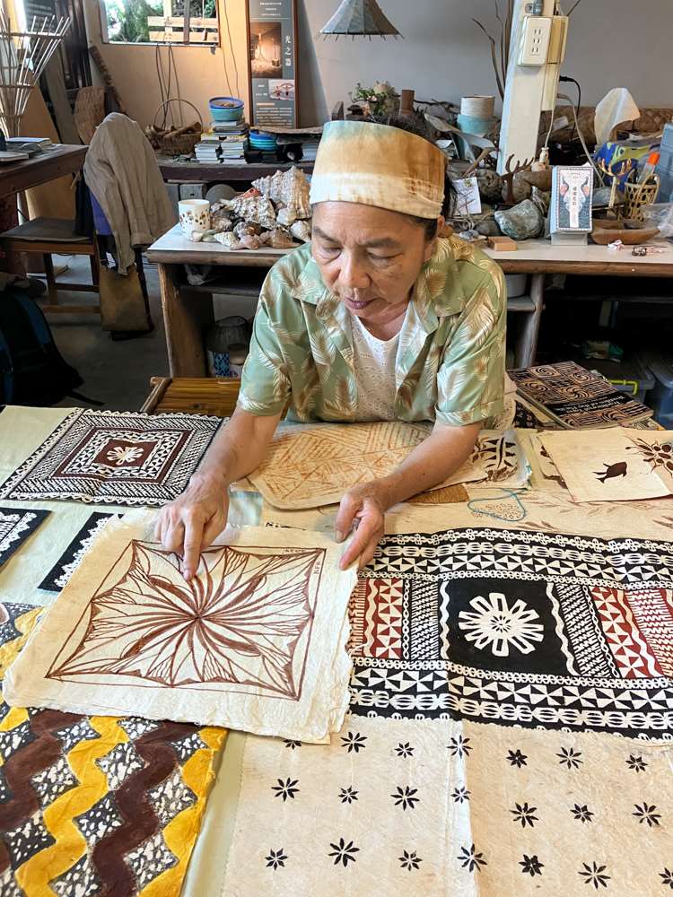 Idées de motifs de décoration de tapa (photo : Sasa / RTI)