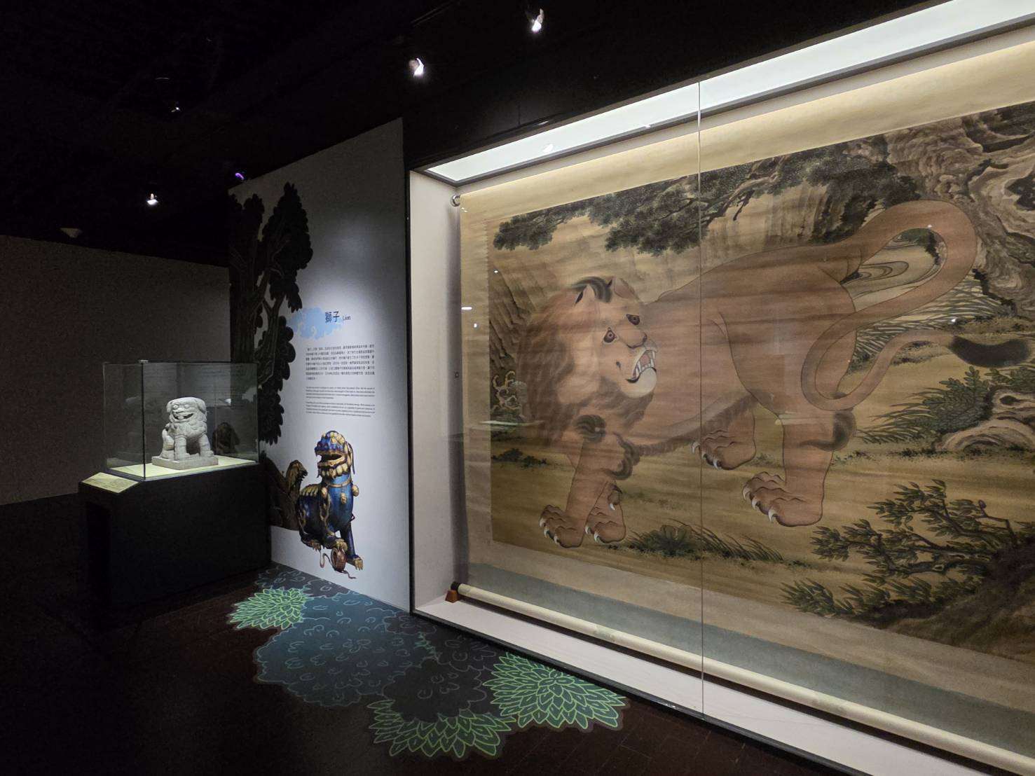 故宮北院即日起推出「神獸再現—文物中的奇幻生物」特展，帶領大小朋友領略古人對自然萬物的想像與祝福。(江昭倫 攝)